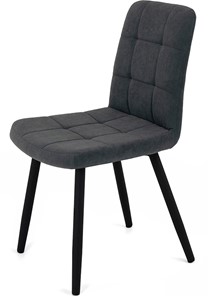 Обеденный стул Абсент NEW, ноги черные круглые XL (R32)/велюр T177 Графит в Петрозаводске - предосмотр