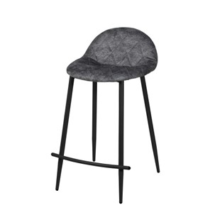 Обеденный стул Амиго полубарный СРП-153 эмаль черная Лофт графит в Петрозаводске - предосмотр