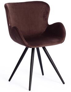 Кухонный стул BOEING ( mod. 9120) металл/вельвет 42х58х84,5 коричневый арт.19040 в Петрозаводске