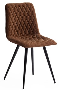 Обеденный стул CHILLY X (mod.7096) 45х53х88 коричневый barkhat 11/черный арт.15557 в Петрозаводске