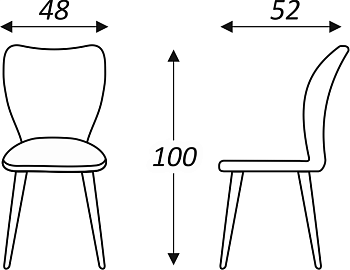 Кухонный стул Чинзано (Пудровый Т181/ноги черные) в Петрозаводске - предосмотр 6