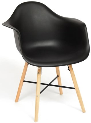 Кресло CINDY (EAMES) (mod. 919) 60х62х79 черный арт.19050 в Петрозаводске - изображение