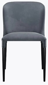 Обеденный стул dikline 275 С103 серый ножки черные в Петрозаводске