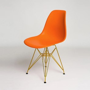Обеденный стул DSL 110 Gold (оранжевый) в Петрозаводске - предосмотр
