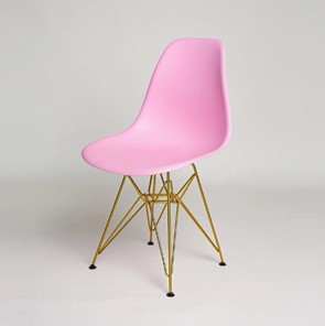 Обеденный стул DSL 110 Gold (розовый) в Петрозаводске - предосмотр