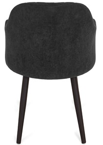 Кухонный стул Эспрессо-1, ноги черные круглые XXL (R38)/велюр T190 Горький шоколад в Петрозаводске - предосмотр 5
