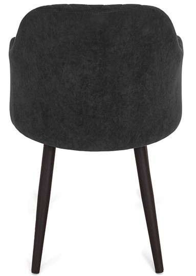 Кухонный стул Эспрессо-1, ноги черные круглые XXL (R38)/велюр T190 Горький шоколад в Петрозаводске - изображение 5