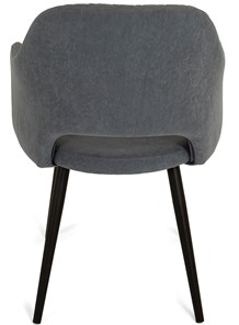 Кухонный стул Эспрессо-2, ноги черные круглые XL (R32)/велюр T177 Графит в Петрозаводске - предосмотр 5