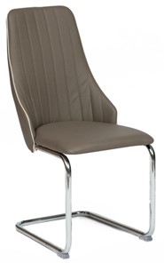 Обеденный стул FRATELLI (mod.8415) 44х62х97 пепельно-коричневый (окантовка слон.кость) в Петрозаводске - предосмотр