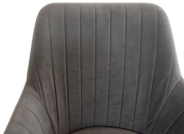 Обеденный стул Кампари (Светло-серый Т180/ноги черные) в Петрозаводске - предосмотр 6