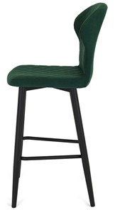 Обеденный стул Марио барный(Изумрудный Т189/ноги черные) в Петрозаводске - предосмотр 1