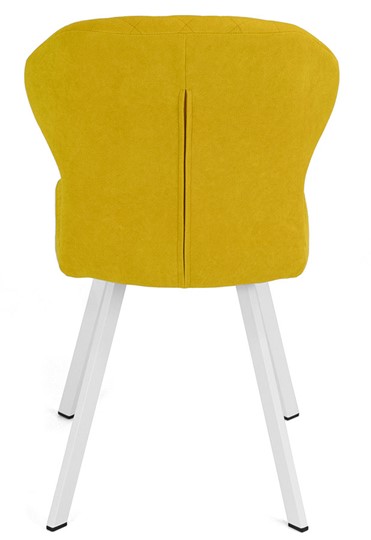 Кухонный стул Марио (Желтый Т182/ноги белые) в Петрозаводске - изображение 4
