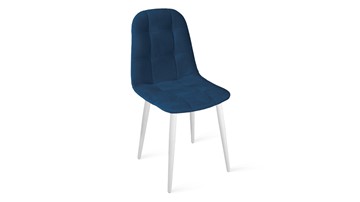 Кухонный стул Райс К1С (Белый матовый/Велюр Confetti Blue) в Петрозаводске - предосмотр