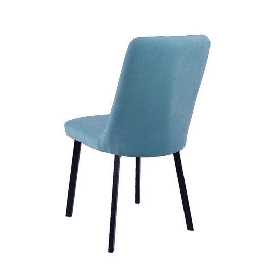 Обеденный стул Ретро С119 (отшив полоска, опора - профиль цвет под хром) в Петрозаводске - изображение 8