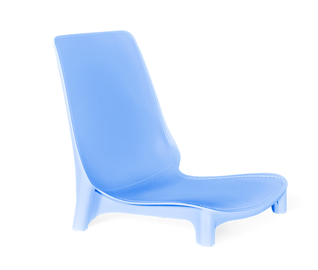 Кухонный стул SHT-ST75/S424-C (голубой/темный орех) в Петрозаводске - изображение 1