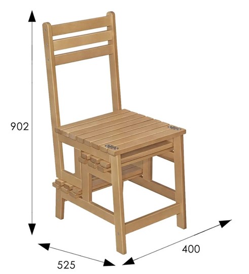 Обеденный стул стремянка Массив (бук) в Петрозаводске - изображение 1