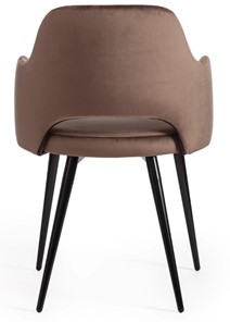 Обеденный стул VALKYRIA (mod. 711) 55х55х80 коричневый barkhat 12/черный арт.19001 в Петрозаводске - предосмотр 3