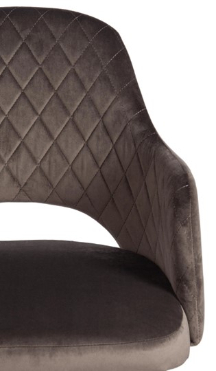 Обеденный стул VALKYRIA (mod. 711) 55х55х80 темно-серый barkhat 14/черный арт.15344 в Петрозаводске - изображение 5