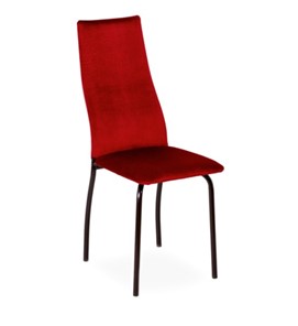 Обеденный стул Волна, каркас металл коричневый, велюр тайту 26 в Петрозаводске
