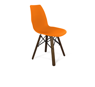 Кухонный стул SHT-ST29/S70 (оранжевый ral2003/темный орех/черный) в Петрозаводске - предосмотр