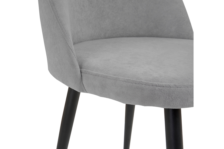 Обеденный стул Лайт серый черные ножки в Петрозаводске - изображение 2