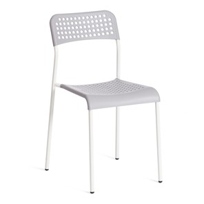 Обеденный стул ADDE (mod.C-049) металл/пластик, 39х49х78, Grey (серый) /White (белый) арт.19256 в Петрозаводске