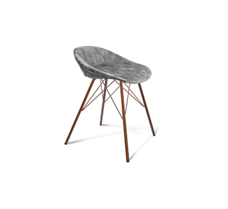 Обеденный стул SHT-ST19-SF1 / SHT-S37 (дымный/медный металлик) в Петрозаводске - предосмотр