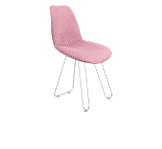 Обеденный стул SHT-ST29-С22 / SHT-S106 (розовый зефир/хром лак) в Петрозаводске