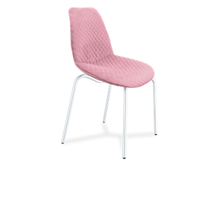 Обеденный стул SHT-ST29-С22 / SHT-S130 HD (розовый зефир/хром лак) в Петрозаводске - предосмотр