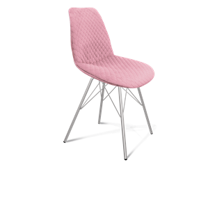 Обеденный стул SHT-ST29-С22 / SHT-S37 (розовый зефир/хром лак) в Петрозаводске