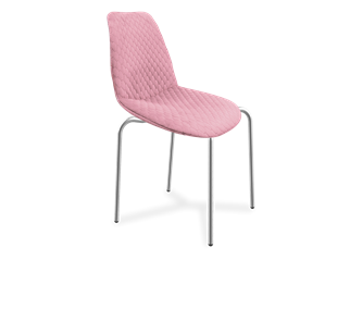 Обеденный стул SHT-ST29-С22 / SHT-S86 HD (розовый зефир/хром лак) в Петрозаводске - предосмотр