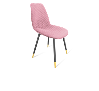 Обеденный стул SHT-ST29-С22 / SHT-S95-1 (розовый зефир/черный муар/золото) в Петрозаводске