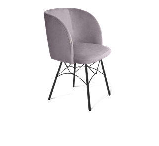 Обеденный стул SHT-ST33 / SHT-S107 (сиреневая орхидея/черный муар) в Петрозаводске - предосмотр