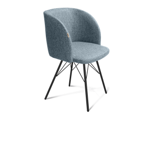 Обеденный стул SHT-ST33 / SHT-S37 (синий лед/черный муар) в Петрозаводске - предосмотр