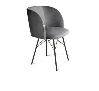 Обеденный стул SHT-ST33 / SHT-S64 (угольно-серый/черный муар) в Петрозаводске - предосмотр