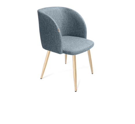 Обеденный стул SHT-ST33 / SHT-S95-WН (синий лед/черный муар/прозрачный лак) в Петрозаводске - изображение