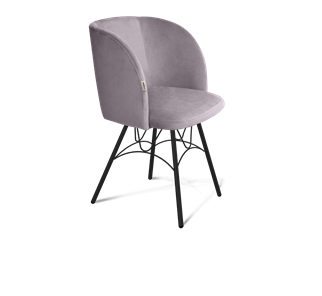 Обеденный стул SHT-ST33 / SHT-S100 (сиреневая орхидея/черный муар) в Петрозаводске - предосмотр