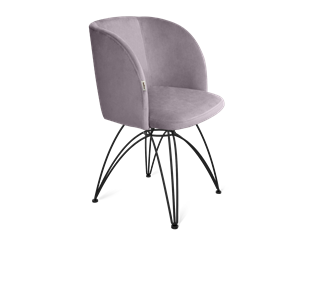 Обеденный стул SHT-ST33 / SHT-S112 (сиреневая орхидея/черный муар) в Петрозаводске - предосмотр