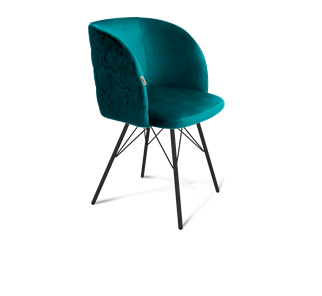 Обеденный стул SHT-ST33-1 / SHT-S37 (альпийский бирюзовый/черный муар) в Петрозаводске - предосмотр