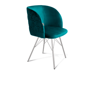 Обеденный стул SHT-ST33-1 / SHT-S37 (альпийский бирюзовый/хром лак) в Петрозаводске
