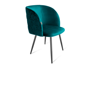 Обеденный стул SHT-ST33-1 / SHT-S95-1 (альпийский бирюзовый/черный муар) в Петрозаводске - предосмотр