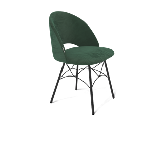 Обеденный стул SHT-ST34 / SHT-S107 (лиственно-зеленый/черный муар) в Петрозаводске