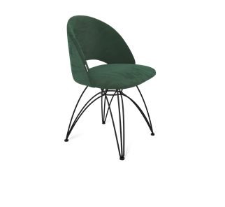 Обеденный стул SHT-ST34 / SHT-S112 (лиственно-зеленый/черный муар) в Петрозаводске