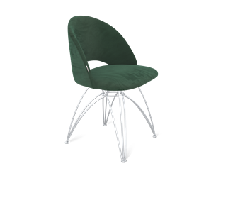 Обеденный стул SHT-ST34 / SHT-S112 (лиственно-зеленый/хром лак) в Петрозаводске - предосмотр