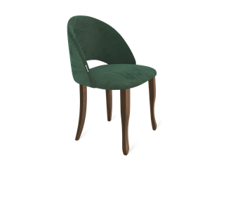 Обеденный стул SHT-ST34 / SHT-S122 (лиственно-зеленый/темный орех/черный муар) в Петрозаводске