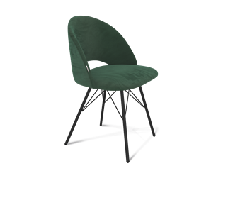 Обеденный стул SHT-ST34 / SHT-S37 (лиственно-зеленый/черный муар) в Петрозаводске - предосмотр