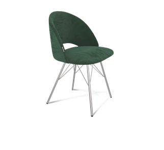 Обеденный стул SHT-ST34 / SHT-S37 (лиственно-зеленый/хром лак) в Петрозаводске