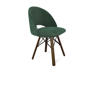 Обеденный стул SHT-ST34 / SHT-S70 (лиственно-зеленый/темный орех/черный муар) в Петрозаводске