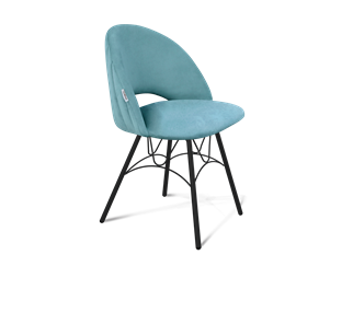 Обеденный стул SHT-ST34-1 / SHT-S100 (голубая пастель/черный муар) в Петрозаводске - предосмотр