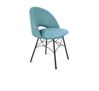 Обеденный стул SHT-ST34-1 / SHT-S107 (голубая пастель/черный муар) в Петрозаводске - предосмотр
